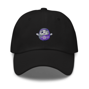Gemba Walk Kaizen Dad Hat - Daruma (Black)