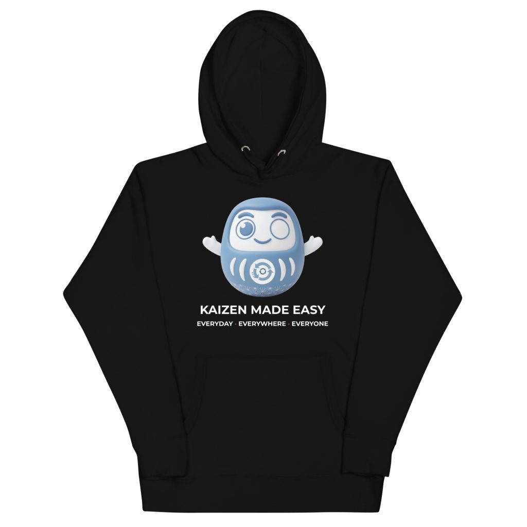 Kaizen Made Easy Unisex Hoodie — Progress Not Perfection